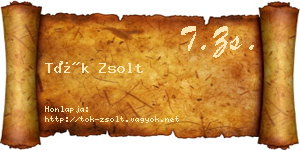 Tök Zsolt névjegykártya